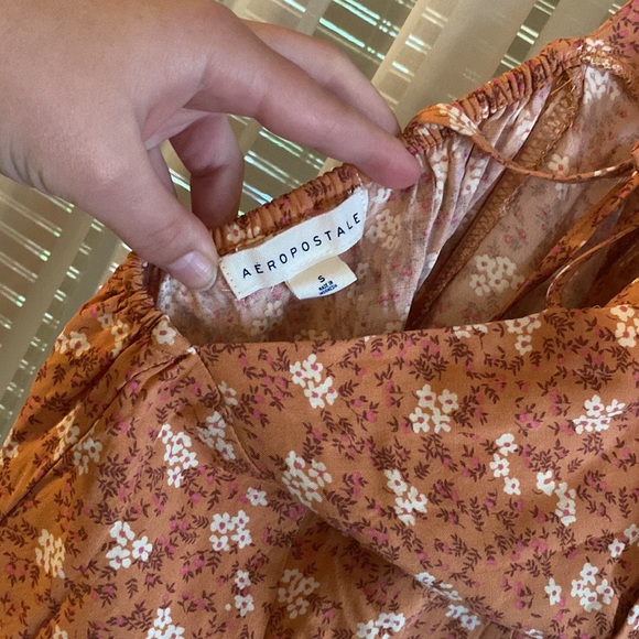 peach floral aeropostale dress - Picture 4 of 4